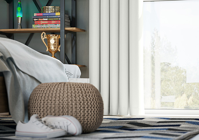 Akoya Faux Silk, Lustre Pure Silver - Made to Measure Curtains - Image 5